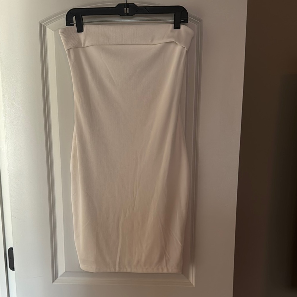 Elegant White Women's Dress